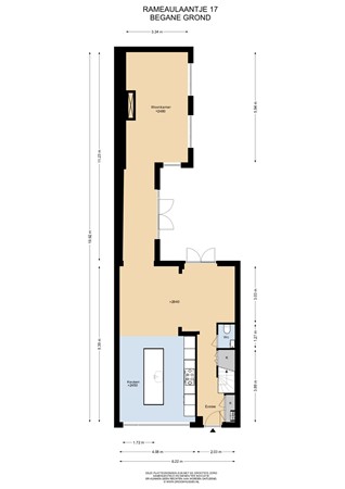 Floorplan - Rameaulaantje 17, 1431 XX Aalsmeer